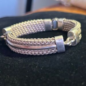 Unique vintage silver bracelet